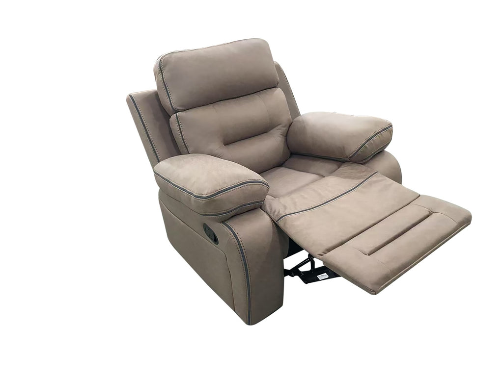 Olivia Fabric Recliner Sofa